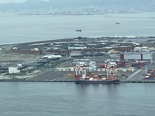 WTC展望台からの大阪港