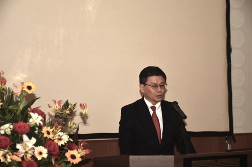 後藤函館税関長の祝辞・講演